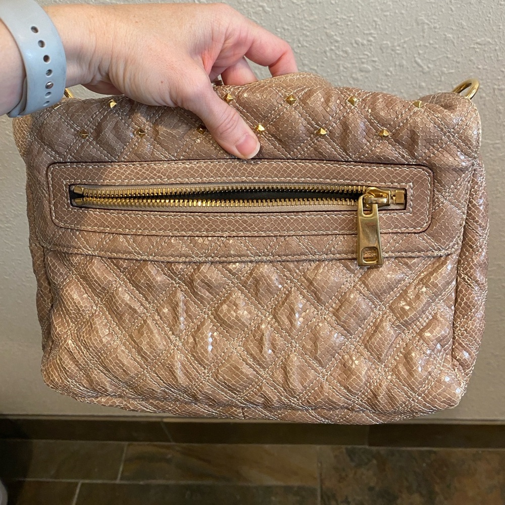 Marc Jacobs Stardust Python Embossed “Beat” Handb… - image 7